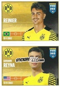 Sticker Reinier / Giovanni Reyna - FIFA 365 2022 n. 205 - Panini