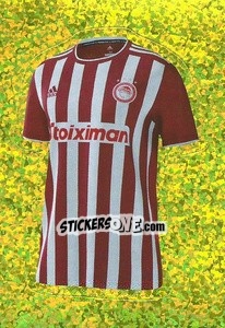 Sticker Olympiacos FC team uniform