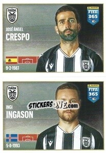 Sticker José Ángel Crespo / Ingi Ingason - FIFA 365 2022 n. 230 - Panini