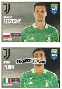Sticker Wojciech Szczesny / Mattia Perin - FIFA 365 2022 n. 259 - Panini