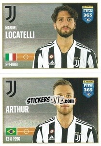 Sticker Manuel Locatelli / Arthur - FIFA 365 2022 n. 263 - Panini