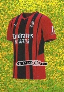 Sticker AC Milan team uniform