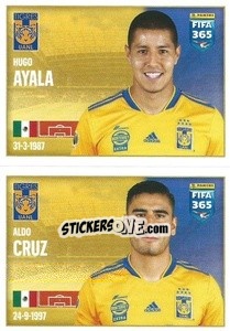 Cromo Hugo Ayala / Aldo Cruz - FIFA 365 2022 - Panini