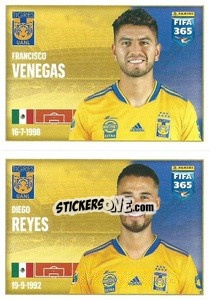 Sticker Francisco Venegas / Diego Reyes - FIFA 365 2022 - Panini