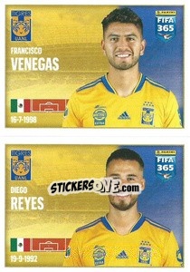 Sticker Francisco Venegas / Diego Reyes - FIFA 365 2022 n. 291 - Panini
