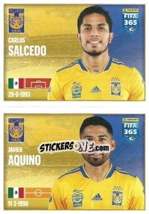 Sticker Carlos Salcedo / Javier Aquino - FIFA 365 2022 n. 292 - Panini