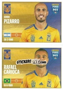 Sticker Guido Pizarro / Rafael Carioca - FIFA 365 2022 - Panini