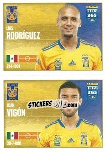 Figurina Luis Rodríguez / Juan Vigón - FIFA 365 2022 - Panini