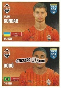 Sticker Valerii Bondar / Dodò - FIFA 365 2022 n. 320 - Panini