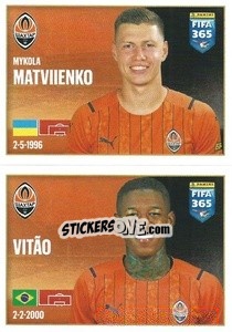 Sticker Mykola Matviyenko / Vitão - FIFA 365 2022 n. 323 - Panini