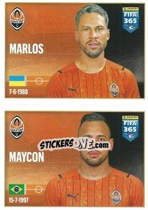 Sticker Marlos / Maycon - FIFA 365 2022 n. 326 - Panini