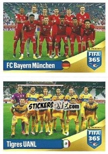 Sticker Fc Bayern München / Tigres Uanl