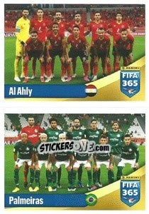 Sticker Al Ahly / Palmeiras - FIFA 365 2022 n. 338 - Panini