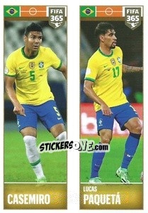 Sticker Casemiro / Lucas Paquetá