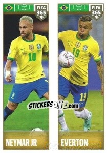 Sticker Neymar Jr / Everton - FIFA 365 2022 n. 362 - Panini
