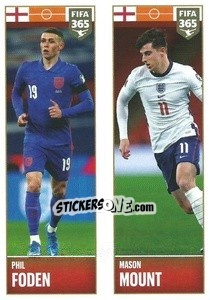 Cromo Phil Foden / Mason Mount - FIFA 365 2022 - Panini