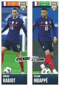 Sticker Adrien Rabiot / Kylian Mbappé