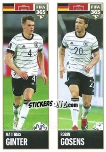 Sticker Matthias Ginter / Robin Gosens - FIFA 365 2022 n. 381 - Panini