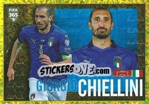 Sticker Giorgio Chiellini - FIFA 365 2022 n. 389 - Panini