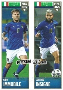 Sticker Ciro Immobile / Lorenzo Insigne - FIFA 365 2022 n. 396 - Panini