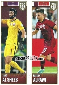 Sticker Saad Al Sheeb / Bassam Alrawi - FIFA 365 2022 - Panini