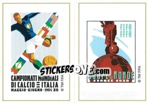 Sticker Italy 1934 / France 1938 - FIFA 365 2022 n. 406 - Panini