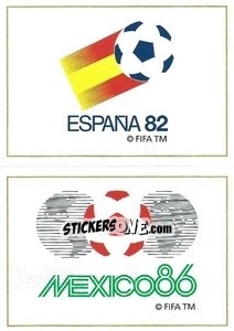 Sticker Spain 1982 / Mexico 1986 - FIFA 365 2022 n. 411 - Panini