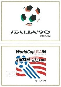 Sticker Italy 1990 / Usa 1994
