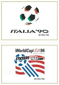 Sticker Italy 1990 / Usa 1994 - FIFA 365 2022 n. 412 - Panini