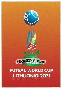 Sticker FIFA Futsal World Cup Lithuania 2021™ logo - FIFA 365 2022 n. 418 - Panini