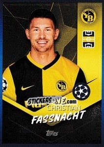 Sticker Christian Fassnacht - UEFA Champions League 2021-2022 - Topps