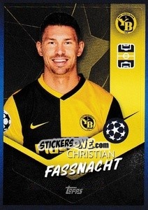 Sticker Christian Fassnacht - UEFA Champions League 2021-2022 n. 493 - Topps