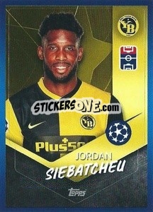 Sticker Jordan Siebatcheu - UEFA Champions League 2021-2022 n. 498 - Topps