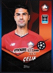 Sticker Zeki Celik - UEFA Champions League 2021-2022 n. 506 - Topps