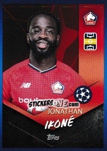 Sticker Jonathan Ikoné - UEFA Champions League 2021-2022 - Topps