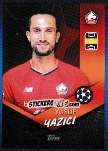 Sticker Yusuf Yazici - UEFA Champions League 2021-2022 - Topps