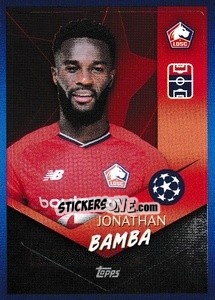 Sticker Jonathan Bamba - UEFA Champions League 2021-2022 n. 514 - Topps