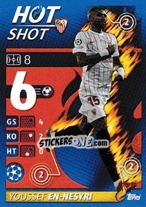 Sticker Youssef En-Nesyri - Hot Shot - UEFA Champions League 2021-2022 n. 519 - Topps