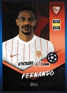 Sticker Fernando - UEFA Champions League 2021-2022 n. 526 - Topps