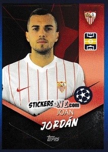 Sticker Joan Jordán - UEFA Champions League 2021-2022 - Topps