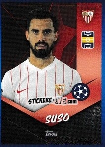Sticker Suso - UEFA Champions League 2021-2022 n. 530 - Topps