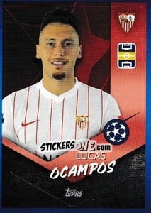 Sticker Lucas Ocampos - UEFA Champions League 2021-2022 - Topps