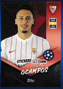 Cromo Lucas Ocampos - UEFA Champions League 2021-2022 n. 531 - Topps