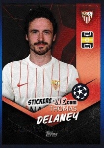 Cromo Thomas Delaney - UEFA Champions League 2021-2022 - Topps