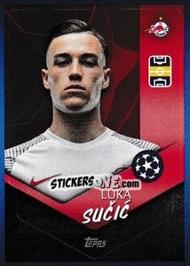Sticker Luka Sucic - UEFA Champions League 2021-2022 n. 550 - Topps