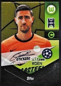 Sticker Koen Casteels - Captain