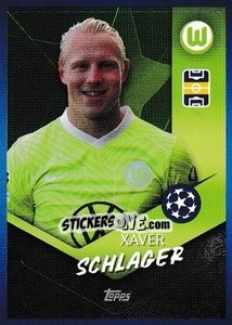 Sticker Xaver Schlager - UEFA Champions League 2021-2022 n. 565 - Topps