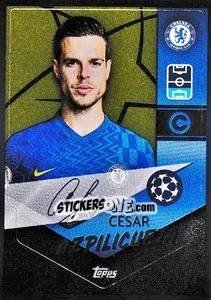 Sticker César Azpilicueta - Captain - UEFA Champions League 2021-2022 n. 575 - Topps