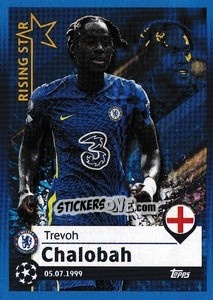Sticker Trevoh Chalobah - Rising Star - UEFA Champions League 2021-2022 n. 578 - Topps
