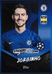 Sticker Jorginho - UEFA Champions League 2021-2022 n. 581 - Topps